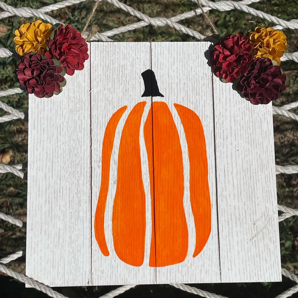 Pumpkin Door Decor